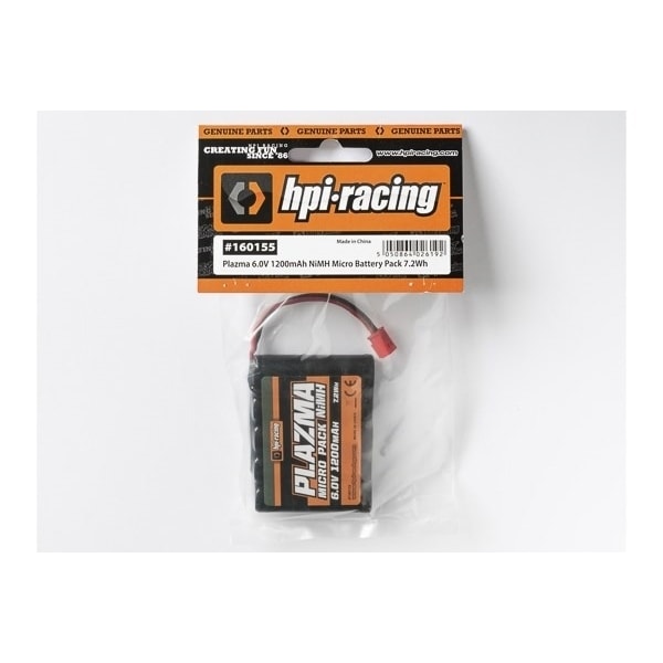 Plazma 6.0V 1200mAh NiMH Micro RS4 Akkupaketti