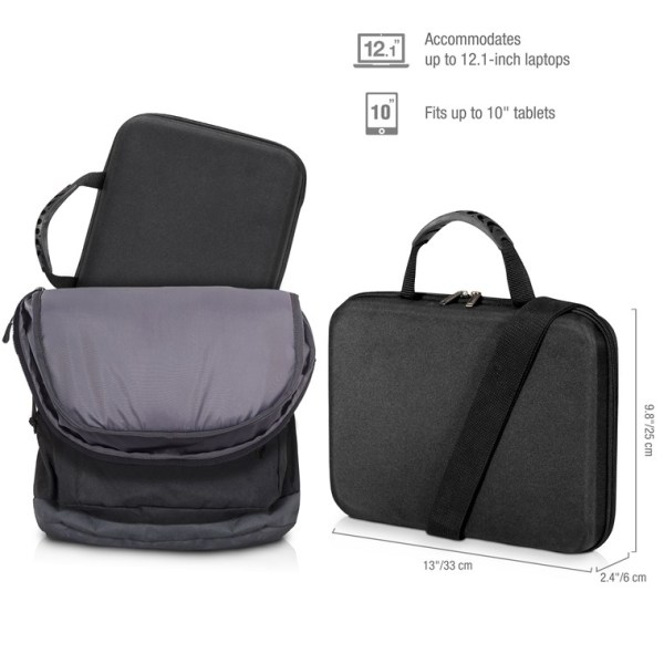 EVERKI® EVA Hard Case w/ iPad pocket 12.1" (EKF850)