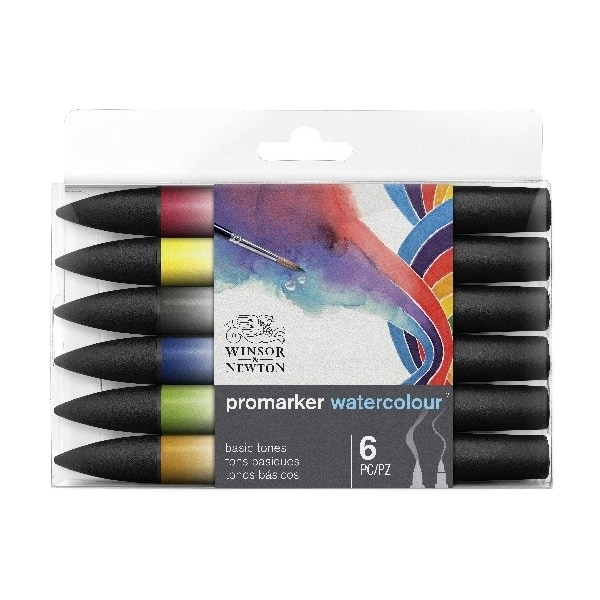 WINSOR Watercolour Marker 6pcs set