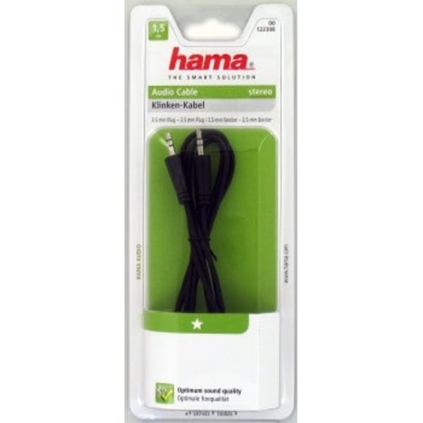 Hama Jack Kabel 3,5mm-3,5mm 1,5m ST