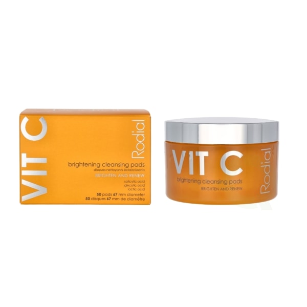 Rodial Vit C Brightening Cleansing Pads 50 Piece 50 Pads, Bright