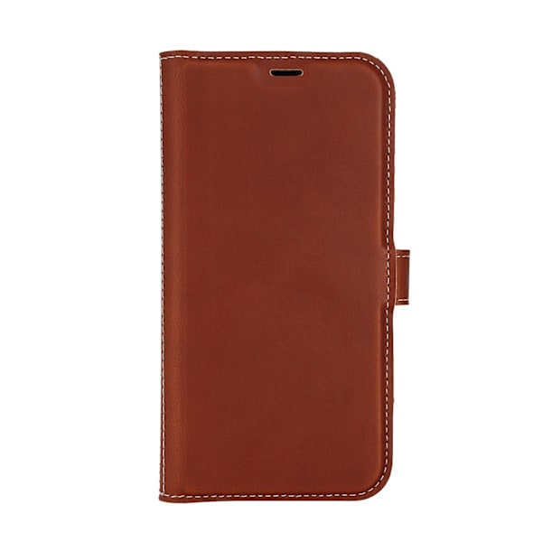 Essentials iPhone 15 leather Mag wallet, detachable, magnetic, brown Brun