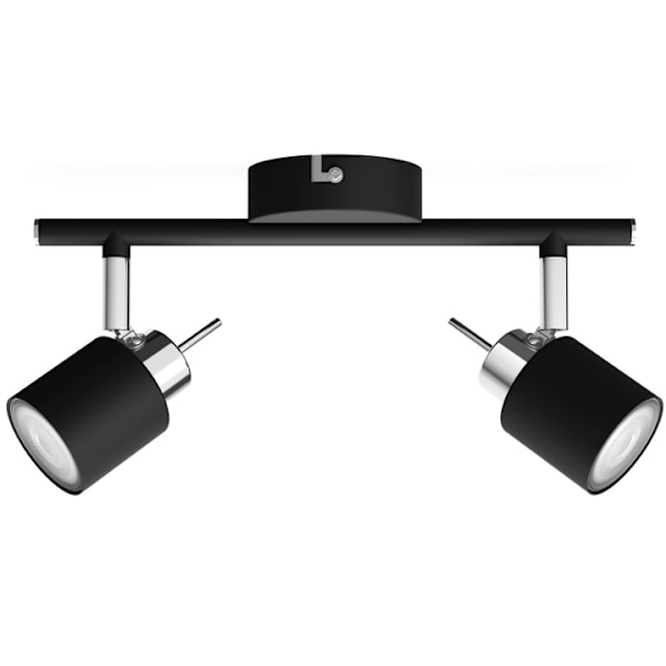 Philips Meranti Spotlight 2 Spot Svart Sort