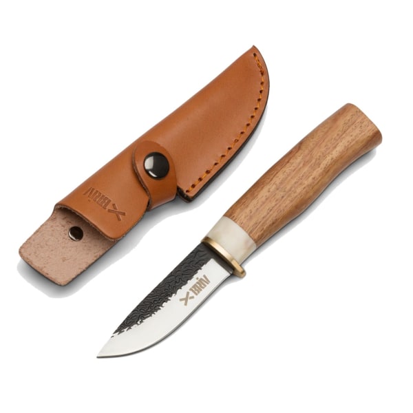 Jaktkniv Sarek ben/rosenträ 20 cm 420SS, 5/40