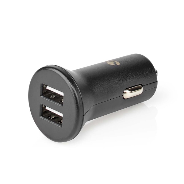 Nedis Autolaturi | 24 W | 2x 2.4 A | Lähtöliitäntöjen määrä: 2 | Portin tyyppi: 2x USB-A | | Single Voltage Output