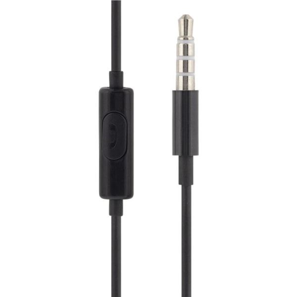 STREETZ Semi-in-ear hovedtelefoner med mikrofon, medie/svar knap, 3.5 Svart
