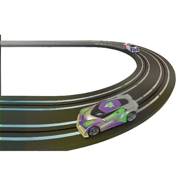 SCALEXTRIC Micro, track extension pack straight & curved 1:64