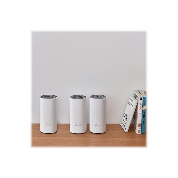 TP-LINK Deco E4 (3-pack) Dual-band (2,4 GHz / 5 GHz) Wi-Fi 5 (802.11ac) Vit, Grå