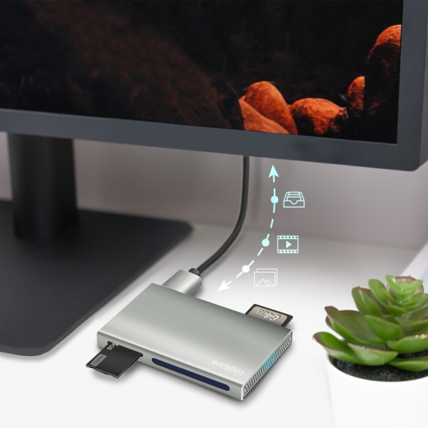 LogiLink Minneskortsläsare 5-i-1 USB 3.2 Gen 1 5 Gbit/s