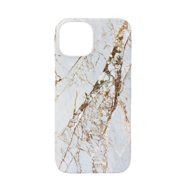 ONSALA Mobilcover MagSeries White Rhino Marble - iPhone 15 Vit