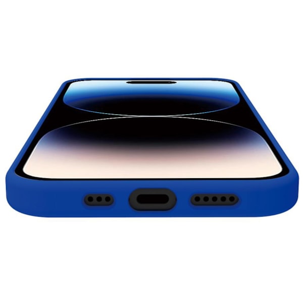Celly Cromomag Soft rubber case MagSafe iPhone 15 Pro Blå Blå