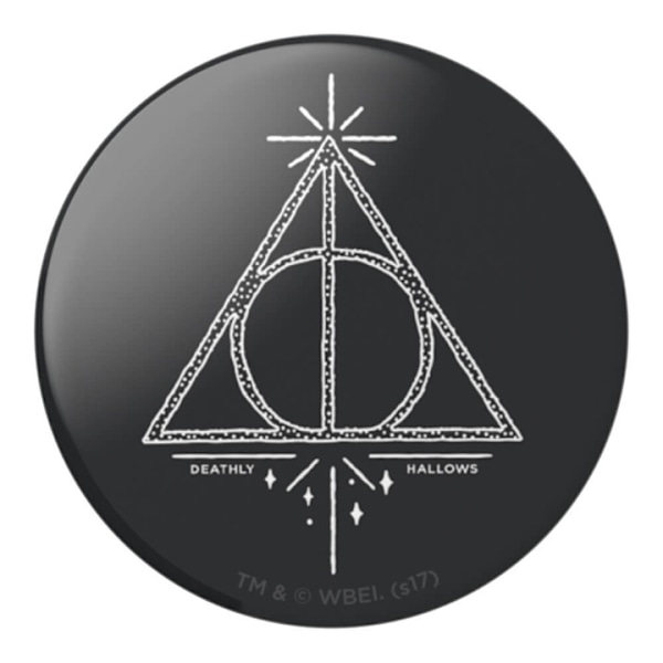 PopSockets PopGrip Deathly Hallows Sort, Hvid