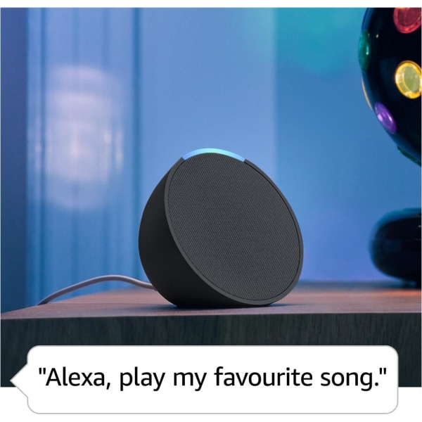 Amazon Echo Pop Smart högtalare med Alexa, Svart