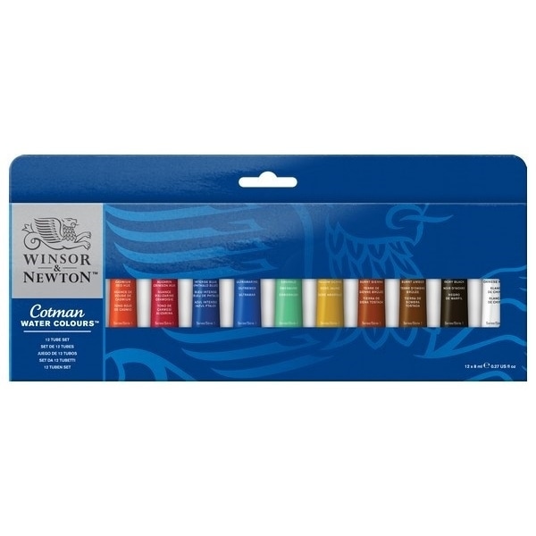 WINSOR Cotman watercolour tubset 12x8ml