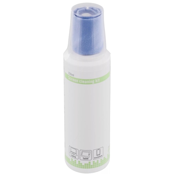 e5 rengöringskit, för rengöring av bildskärmar, microfiberduk, 250ml (CK1008)