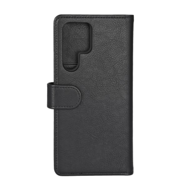essentials Samsung Galaxy S22 Ultra PU wall,detac,3 card,Blk Svart