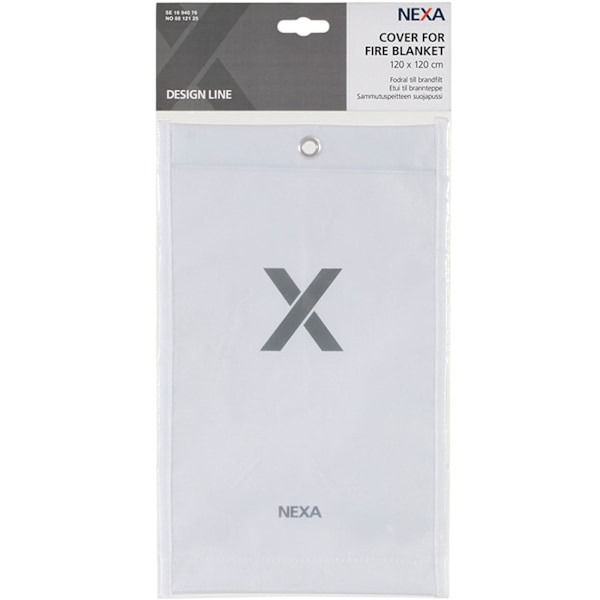 nexa BAG-120 VMD Fodral till brandfilt 120x120 Vit