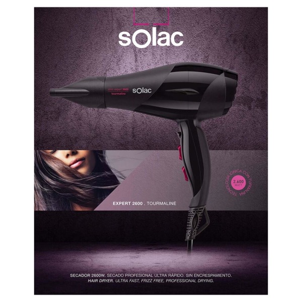 SOLAC Hair Dryer Expert 2600 Tourmaline