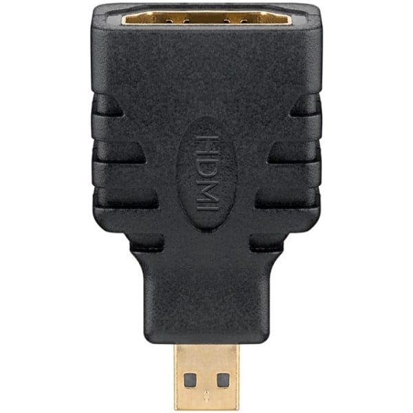 Goobay HDMI™-adapter, Guldpläterad HDMI™-uttag (typ A) > HDMI™-m