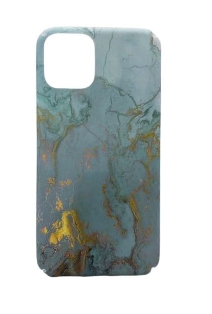 Marmorikuori sinisellä marmorilla iPhone 11 Prolle Blå
