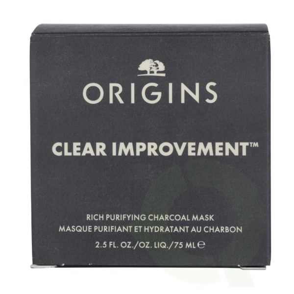 Origins Clear Improvement Purifying Charcoal Mask 75 ml Soft