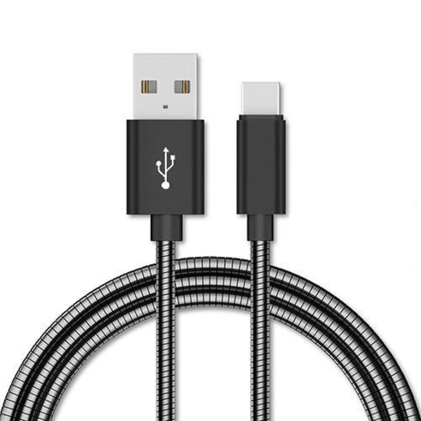 NORDIQZENZ USB-C kabel, Sølv, 1m