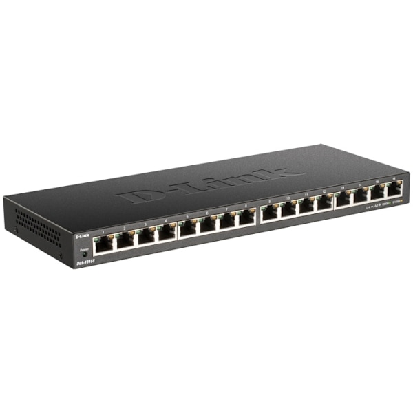 D-Link DGS-1016S 16-Port Gigabit Swit Sort