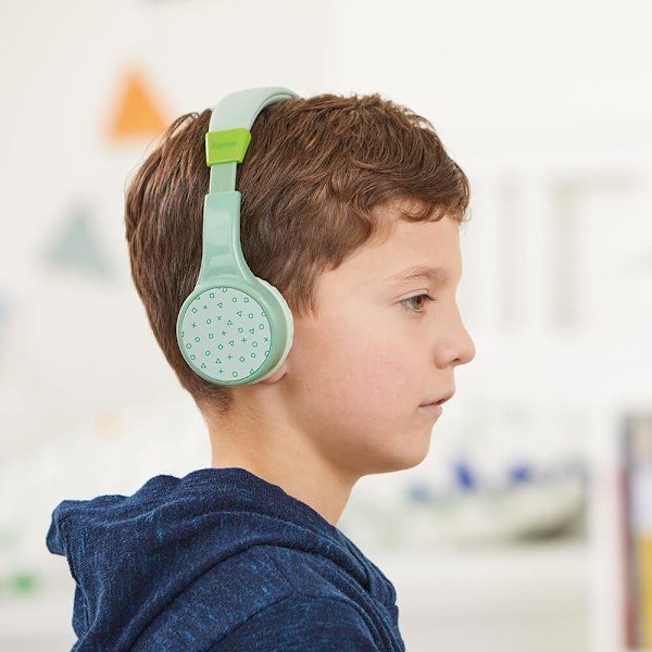 Hama Headphone Teens Guard On-Ear Wireless 85dB Green Grön