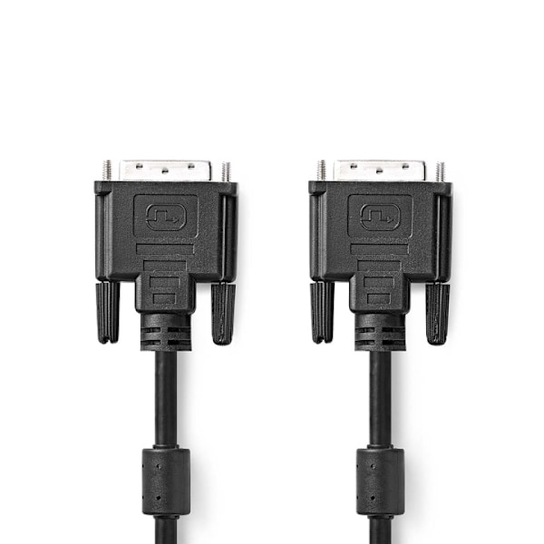 Nedis DVI-kaapeli | DVI-D 24+1-Pin Uros | DVI-D 24+1-Pin Uros | 2560x1600 | Niklattu | 3.00 m | Suora | PVC | Musta | Kirjekuori