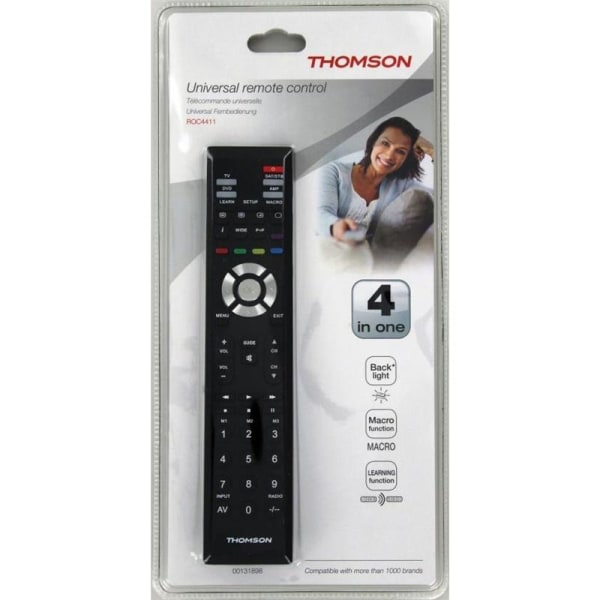 Thomson Kauko-ohjain 4in1 Black Universal