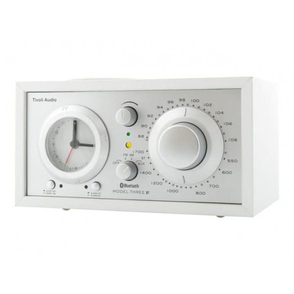 Tivoli Audio Clock Radio Model Three BT USB Hvid