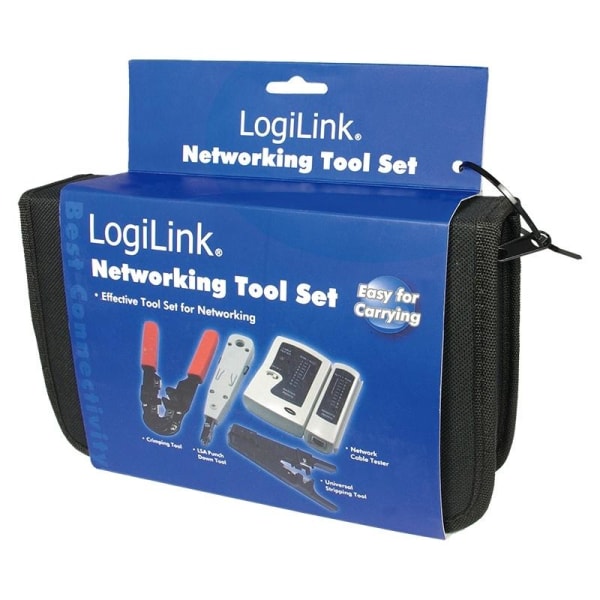 LogiLink Verktygskit för nätverk Small