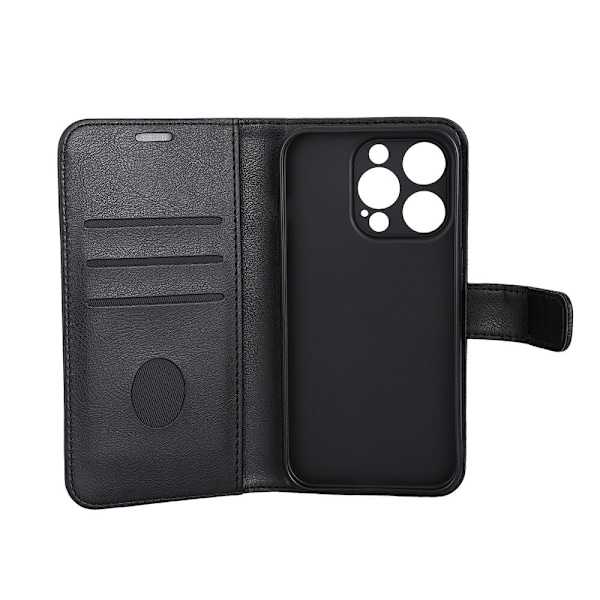 RADICOVER Flipcov Anti Radiation RFID 3 card MagS iPhone 15 Pro Black PU Svart
