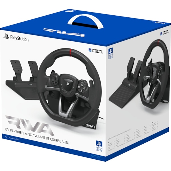HORI RWA Racing Wheel APEX -rattiohjain, PS4 / PS5