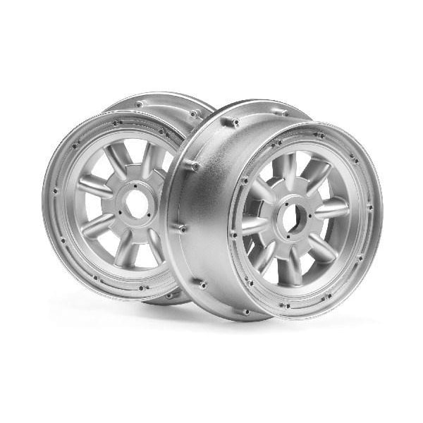 HPI Ml-8 Wheel Silver front (120X60Mm/2Pcs)