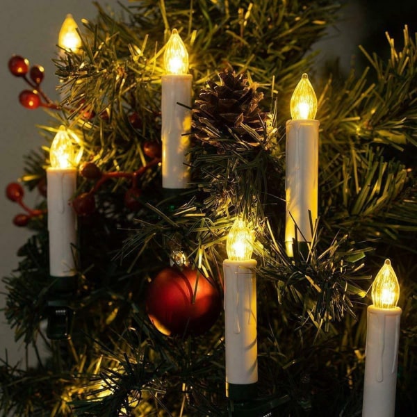 Julgransljus, Trådlösa LED-ljus, 10-pack 7789 | 170 | Fyndiq
