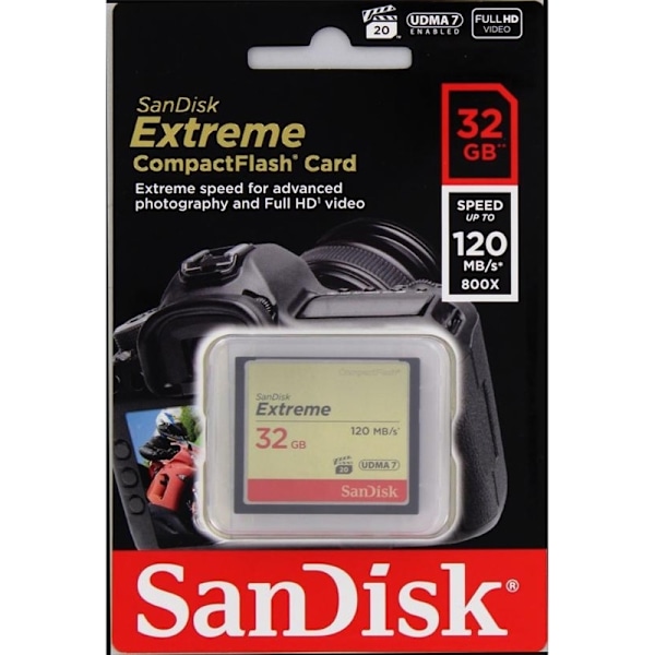 SANDISK CF Extreme 32 GB 120MB/s UDMA7