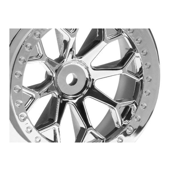 HPI 8-Shot Sc Wheel (Chrome/2Pcs)