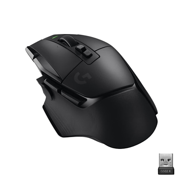 Logitech G502 X LIGHTSPEED trådlös spelmus, svart/core