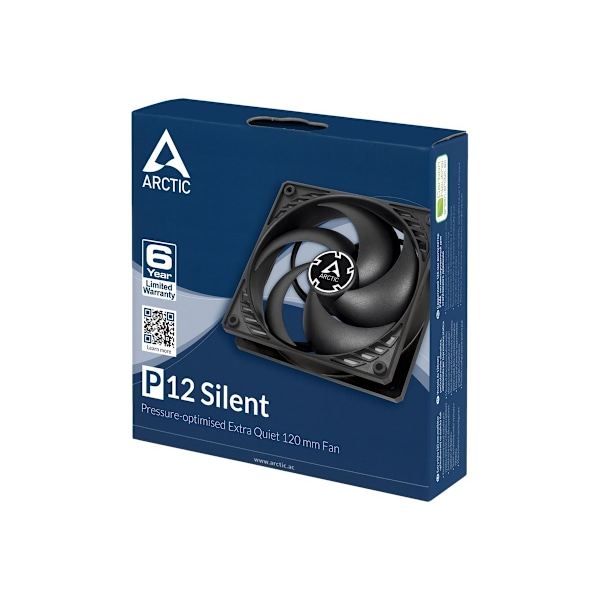 ARCTIC P12 PWM PST CO Fan 12 cm Svart