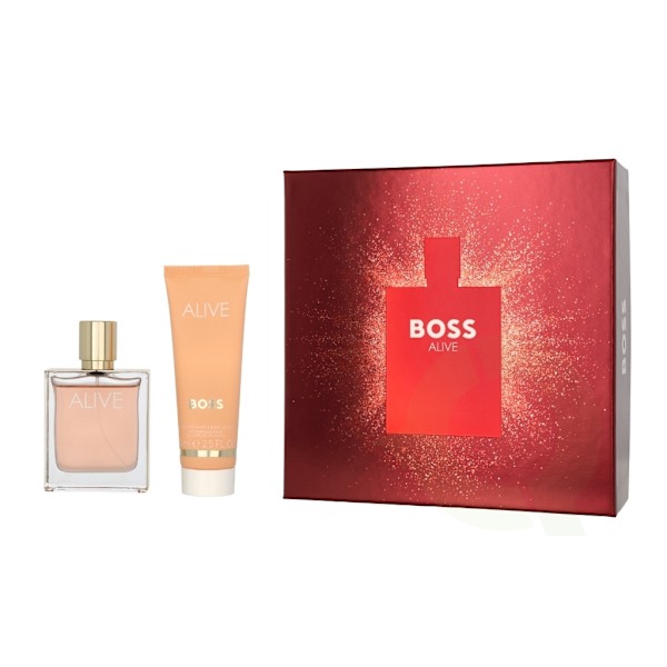 Hugo Boss Alive Giftset 125 ml Edp Spray 50ml/Hand & Body Lotion 75ml