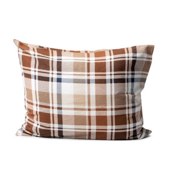 Kosta Linnewäfveri Mosshed Flanell Örngott, Sand Beige