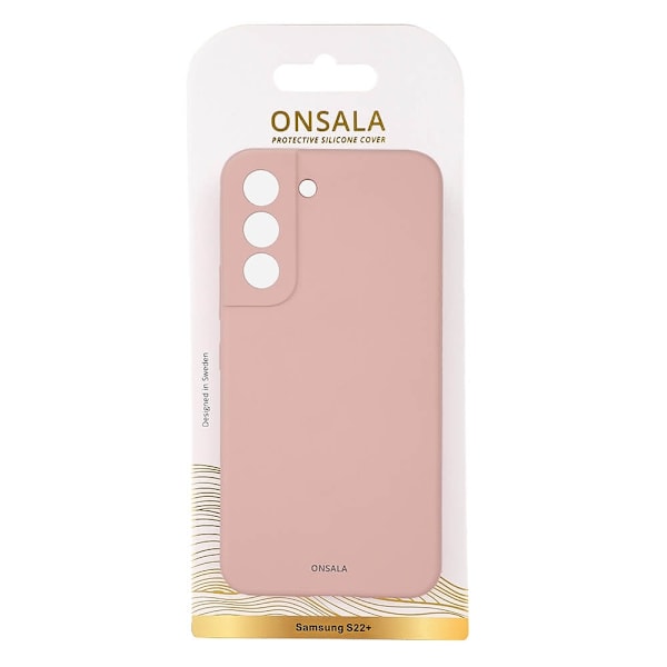 ONSALA Mobilcover Silikone Sand Pink - Samsung S22+ Rosa