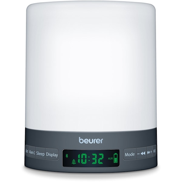 Beurer WL50 Wake up Light -herätysvalo, BT-kaiuttimella, kellolla ja radiolla