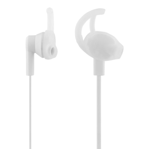 STREETZ kuulokemikrofoni, stay-in-ear, ohjauspainike, 3,5mm, valkoinen Vit