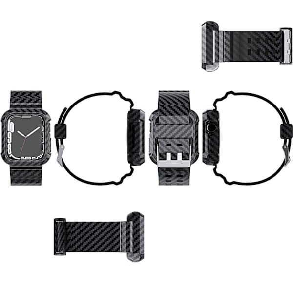 Ersättningsband till Apple Watch 38/40/41mm, Svart