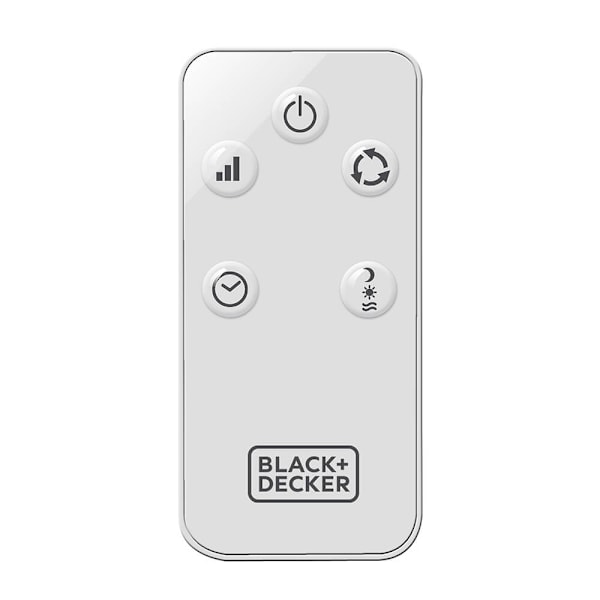 BLACK+DECKER Pelarfläkt Vit 102cm