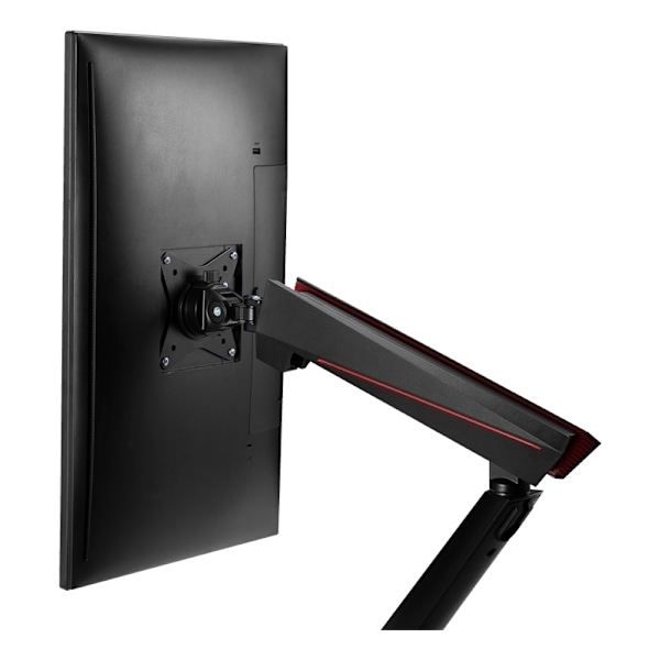 DELTACO Single Monitor Spring-Assisted Pro Gaming Monitor Arm