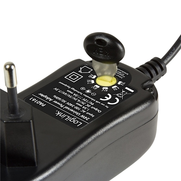 LogiLink Nätadapter 230V-> 3-12V 2A