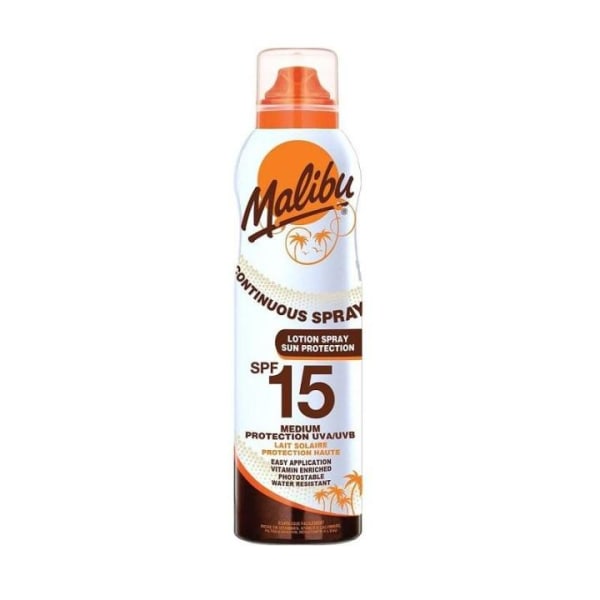 Malibu Continuous Lotion Spray, Solkräm SPF15 175ml